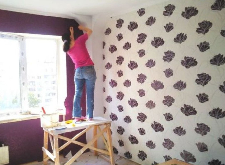 Поклею обои Киев цена Київ - зображення 1