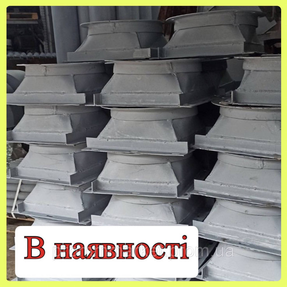 Патрубок переходной Ø400 на 400х400 Днепр - изображение 1