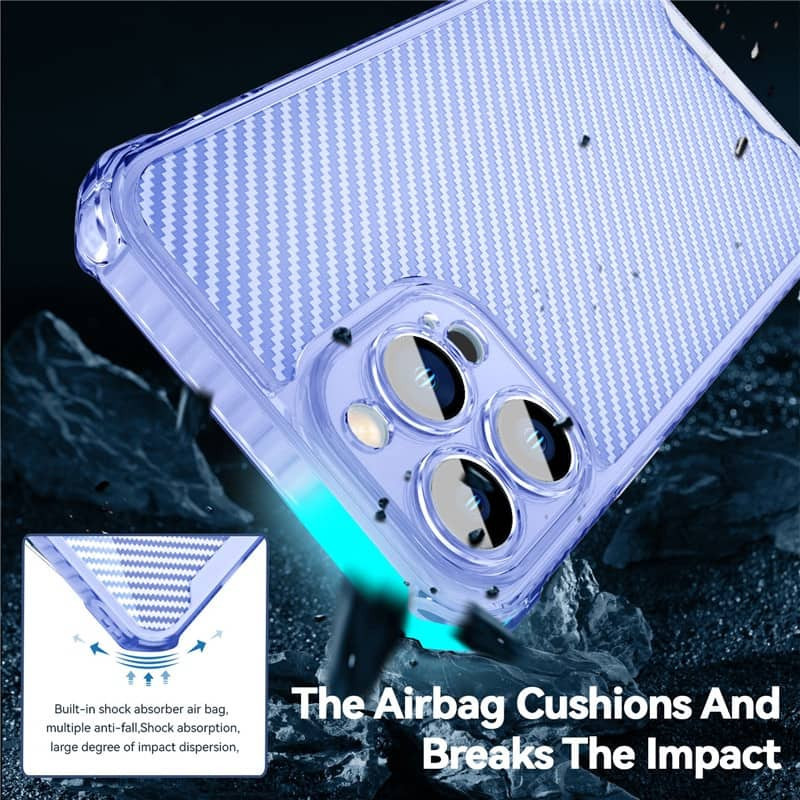 Чехол TPU Ease Carbon color series для Apple iPhone 13 Pro (6.1") Херсон - зображення 3