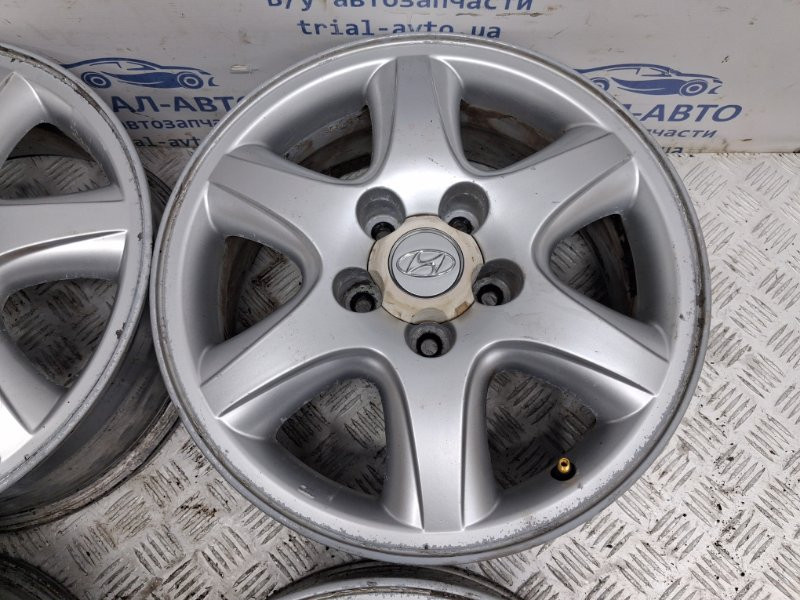 Диски титан комплект R16 Hyundai Tucson JM 2.0 DIESEL D4EA 2004 (б/у) Київ - зображення 3