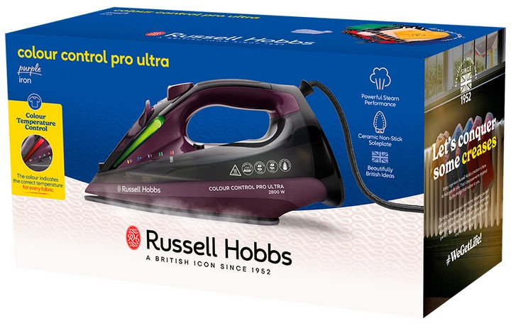 Утюг Russell Hobbs Colour Control Pro Ultra 27281-56 2800 Вт сиреневый Киев - изображение 9