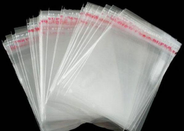 Пакеты для упаковки прозрачные с клейкой лентой и клапаном 23*23см, 1000шт\пач Харьков - изображение 1