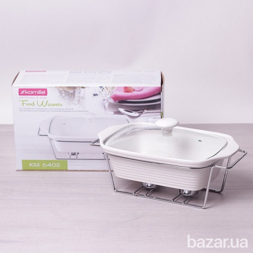 Мармит настольный Kamille 38 см 3 л KM 6404 Одеса - зображення 4
