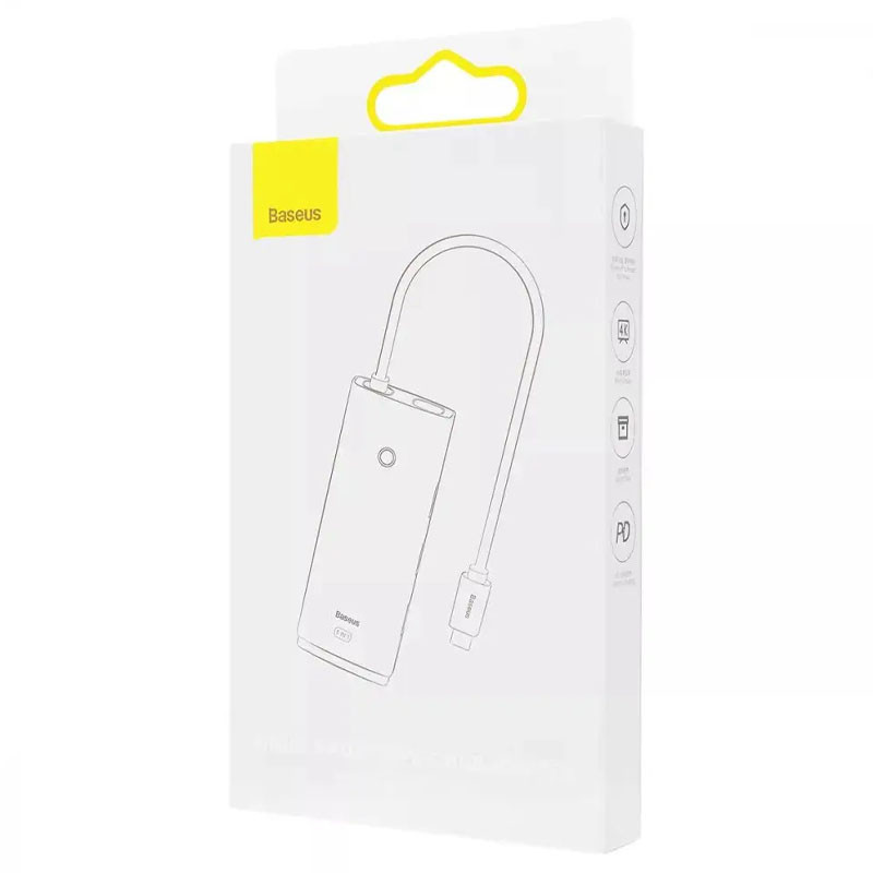 Переходник HUB Baseus Lite Series 5in1 (Type-C to HDMI + 3xUSB 3.0 + PD) (WKQX04) Херсон - изображение 6