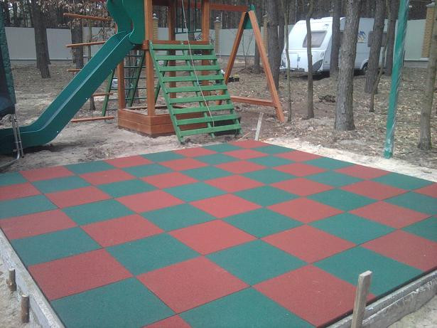 Резиновая плитка 500x500 мм, 50 мм Київ - зображення 10