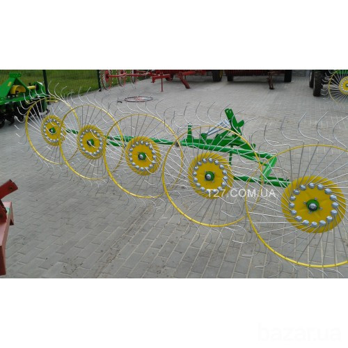 Грабли-ворошилка «Солнышко» 5-ти колесные (Польша) Глеваха - изображение 4