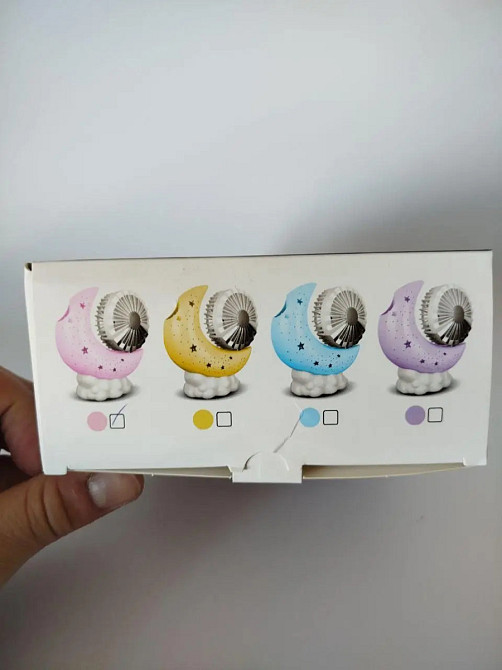 Вентилятор настольный с подсветкой Atlanfa Fan Moon Fan HQ 66-21 2 Вт Киев - изображение 6