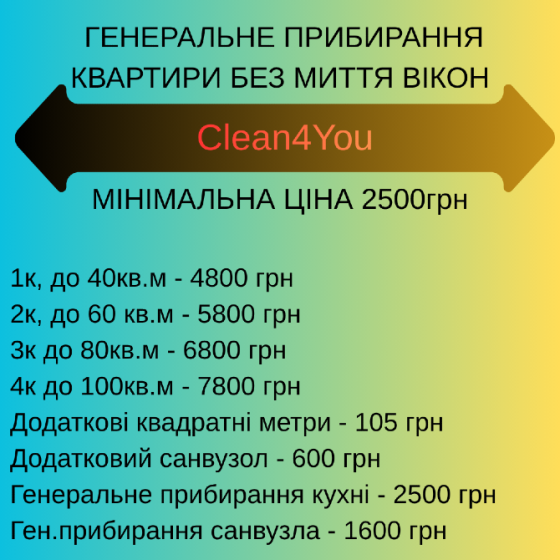 Професійне прибирання квартир, офісів і будинків. Київ
