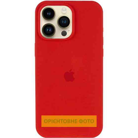 Чехол Silicone Case (AA) Logo with MagSafe для Apple iPhone 16 (6.1") Херсон