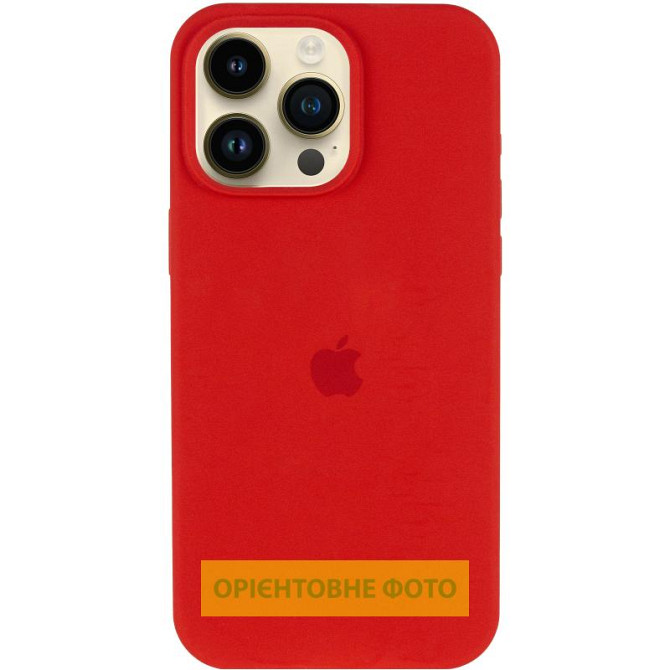 Чехол Silicone Case (AA) Logo with MagSafe для Apple iPhone 16 (6.1") Херсон - зображення 2
