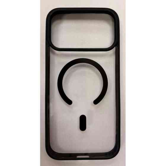 Чохол DM with MagSafe для Apple iPhone 17 Pro Max Clear Black Харків