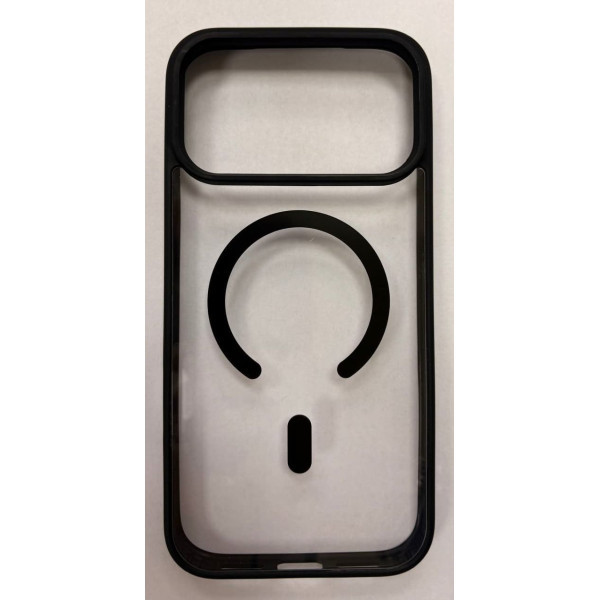Чохол DM with MagSafe для Apple iPhone 17 Pro Max Clear Black Харків - зображення 1