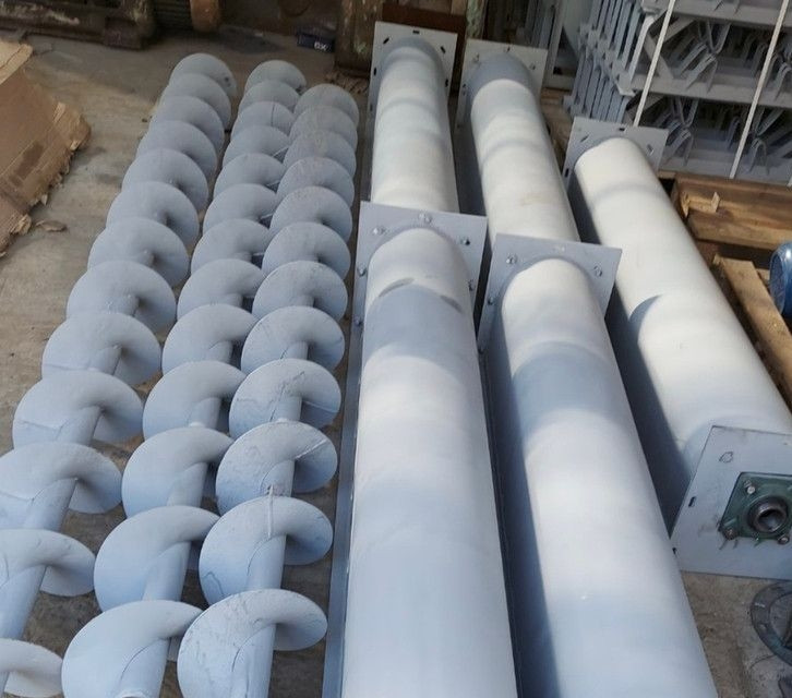 Шнек наклонный загрузочный бункера , конвейер винтовой Киев - изображение 5