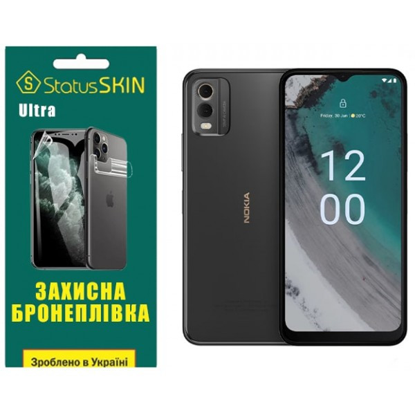 Поліуретанова плівка StatusSKIN Ultra на екран Nokia C32 Глянцева (Код товару:29365) Харьков - изображение 2