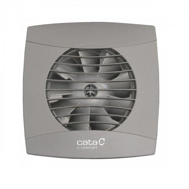 Вытяжной вентилятор CATA UC-10 TIMER SILVER (01201000) для кухни и ванной комнаты Київ - зображення 11