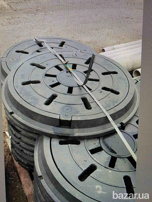 Дождеприемник полимерпесчаный круглый В125 Київ - зображення 1