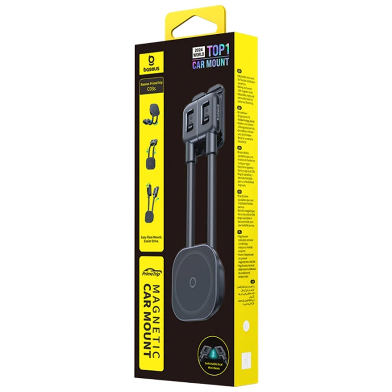 Автодержатель Baseus PrimeTrip C03s Magnetic Stick-on (C00137) Херсон - зображення 2