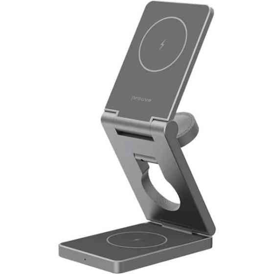 Бездротовий зарядний пристрій Proove Titan Volt 3 in 1 Gray (WSTV15000003) (Код товару:41685) Харків
