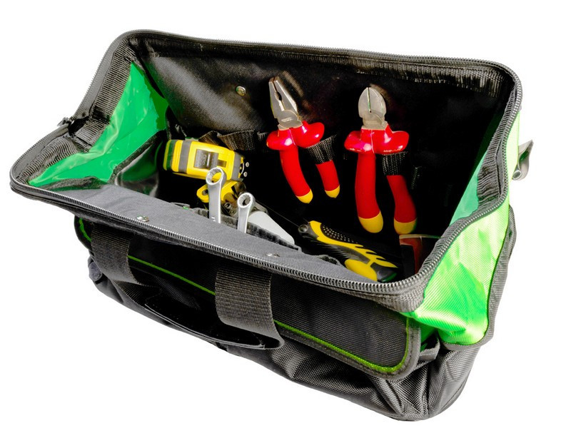 Сумка для инструментов MASTERTOOL 460х250х300 мм 8 карманов пластиковое дно 1680 DEN 79-1918 Харьков - изображение 10