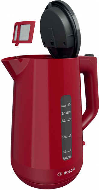 Электрочайник Bosch TWK1M124 1,7 л красный Київ - зображення 5