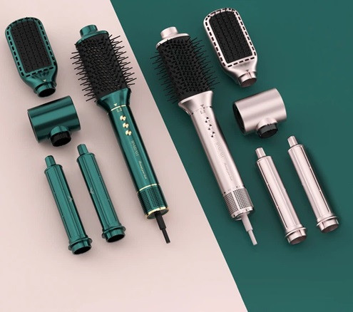 Фен-стайлер IPARAH 5 в 1  P-505G GREEN 1300 Вт зеленый Киев - изображение 4