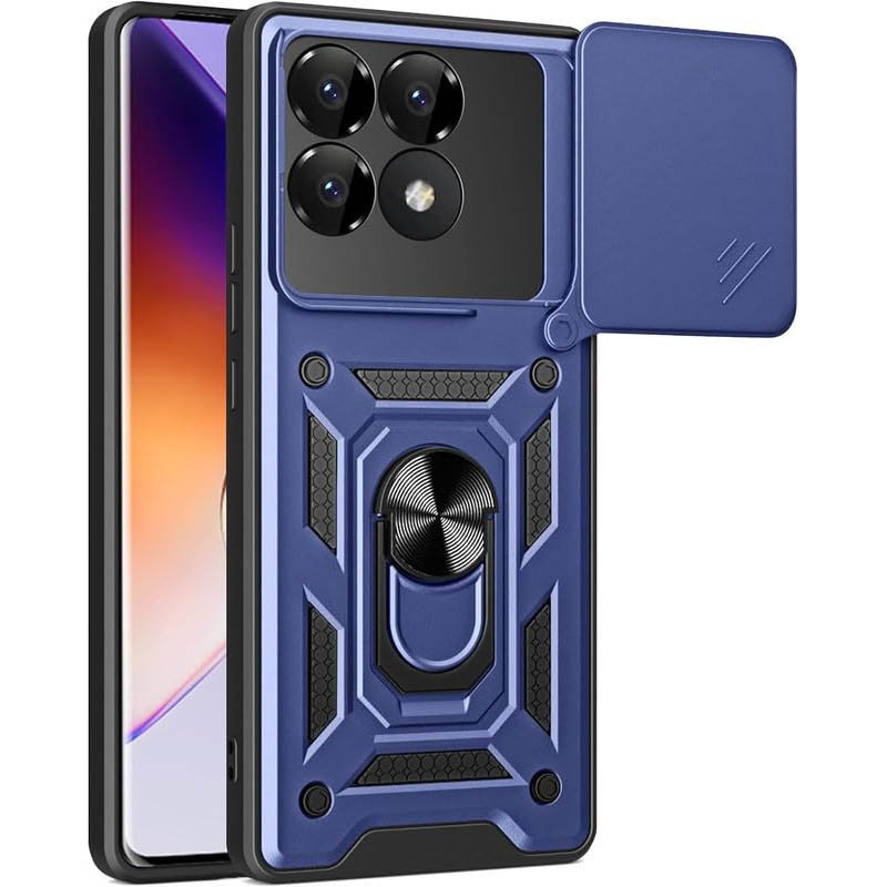 Ударопрочный чехол Camshield Serge Ring для Xiaomi Poco F6 Pro Херсон - зображення 1