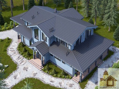 Купити зруб дерев’яного готелю від Закарпат Зруб-Буд Одесса - изображение 5