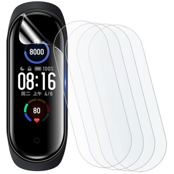 Набір захисних глянцевих гідрогелевих плівок DM для Xiaomi Mi Band 7 (5 шт) Харків - зображення 1