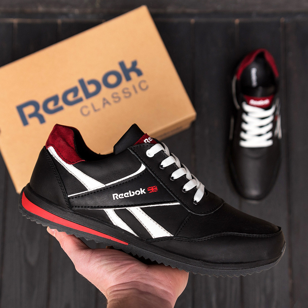 Мужские кожаные кроссовки Anser NS black Київ - зображення 10