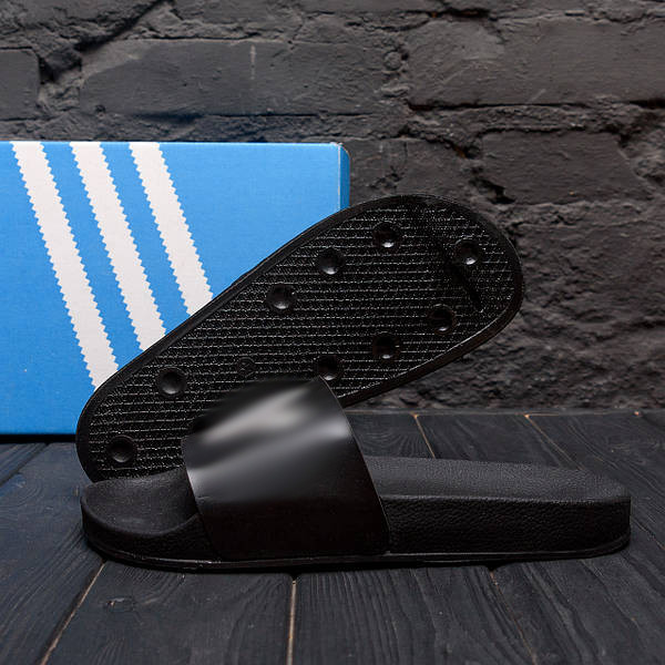 Мужские  летние шлепанцы black Київ - зображення 8