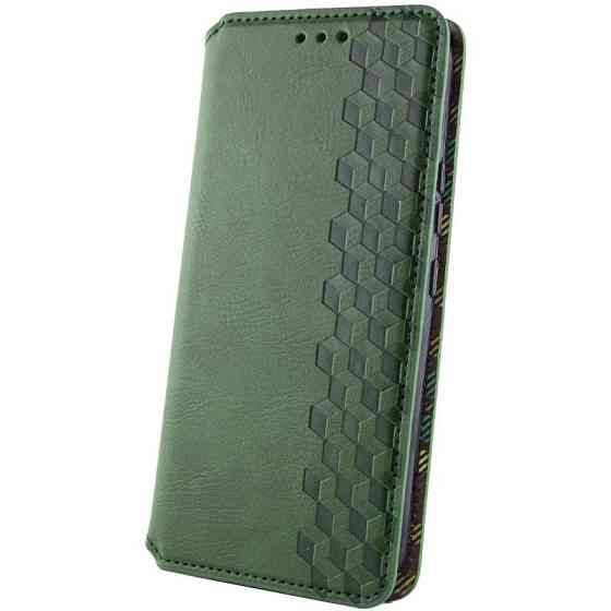 Кожаный чехол-книжка GETMAN Cubic (PU) для Xiaomi Redmi Note 15 Pro 4G Херсон