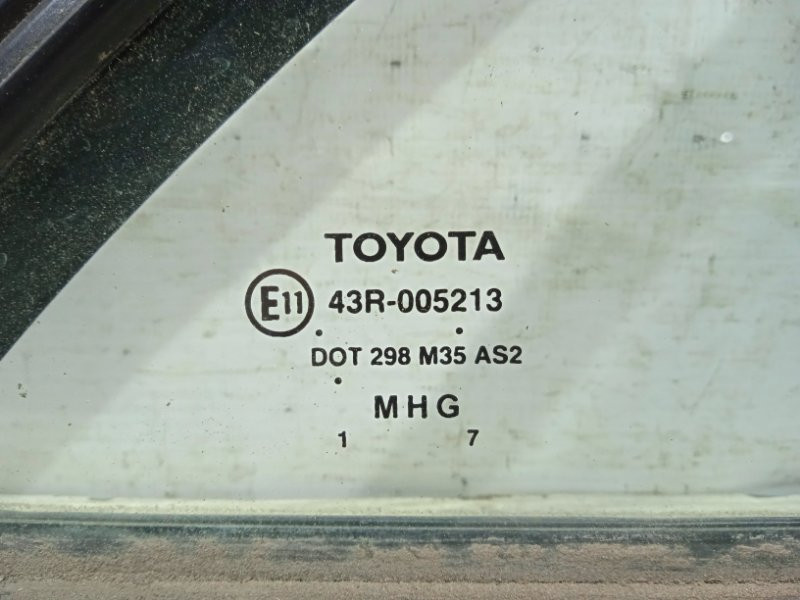 Стекло двери задней правой (форточка) Toyota Camry XV40 2006 (б/у) Киев - изображение 2