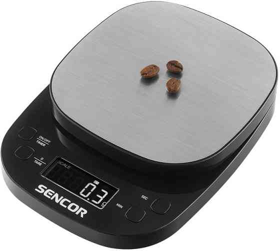 Весы кухонные Sencor SKS0804BK 2 кг черные Киев