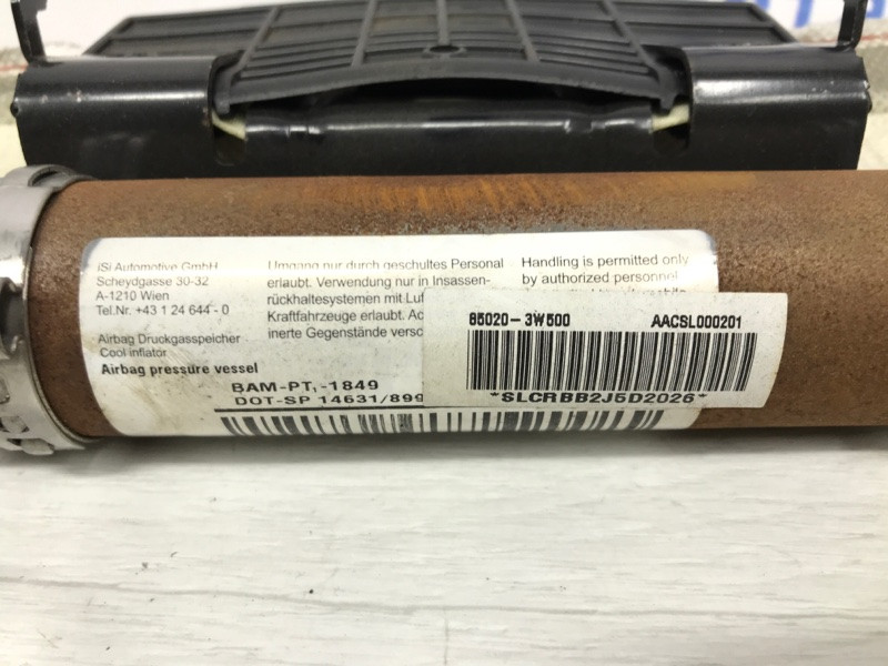 Airbag потолка(шторка) правый Kia Sportage 2010-2016 850203w500 (Арт. 41574) Київ - зображення 5