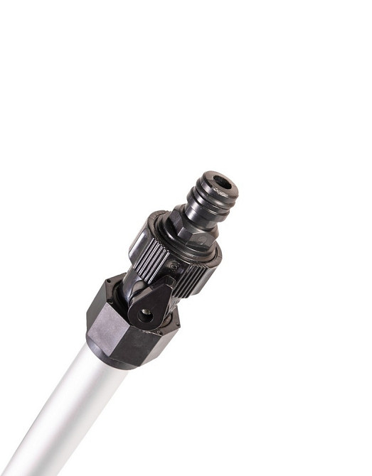 Щетка для мойки автомобильная MASTERTOOL с алюминиевой телескопической ручкой 1070-1680 мм с быстрос Харків - зображення 4