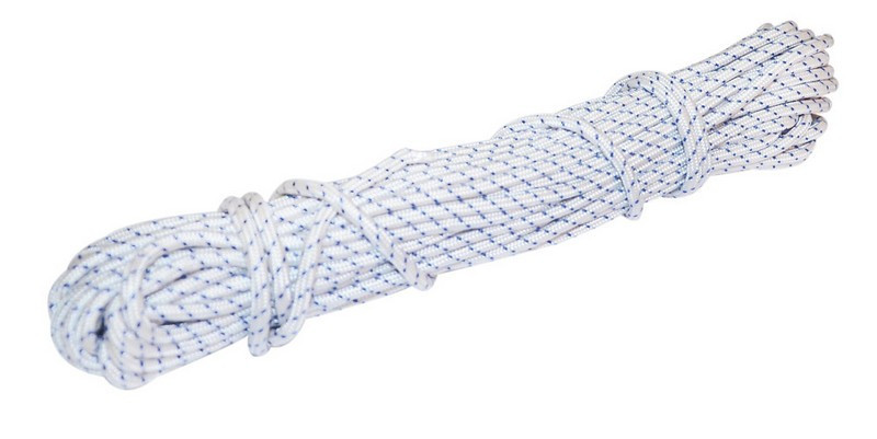 Шнур хозяйственный ГОСПОДАР М-20 Ø5.0 мм 20 м рябой (бело-синий) 92-0435 Харьков - изображение 1