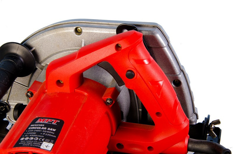 Пила циркулярная MPT PROFI 2200 Вт 235х25.4 мм 4500 об/мин пропил 85 мм 45-90° аксессуары 2 шт MCS23 Харків - зображення 8