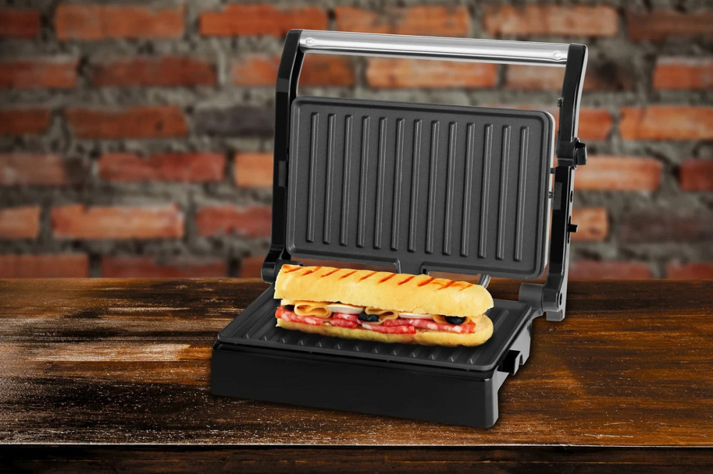 Электрогриль EСG Panini Power S-3070 1500 Вт Київ - зображення 3