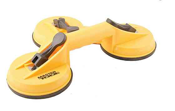 Держатель для стекла MASTERTOOL вакуумный Ø 125 мм 3в1 160 кг ABS пластик 14-0903 Харків