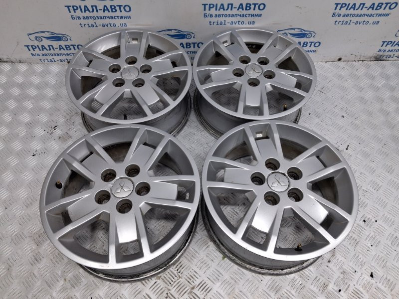 Диски титан комплект R16 Mitsubishi Lancer 10 2.0 БЕНЗИН 4B11 2007 (б/у) Київ - зображення 1
