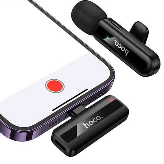 Петличный беспроводной микрофон Hoco L20 Fair Lightning Херсон