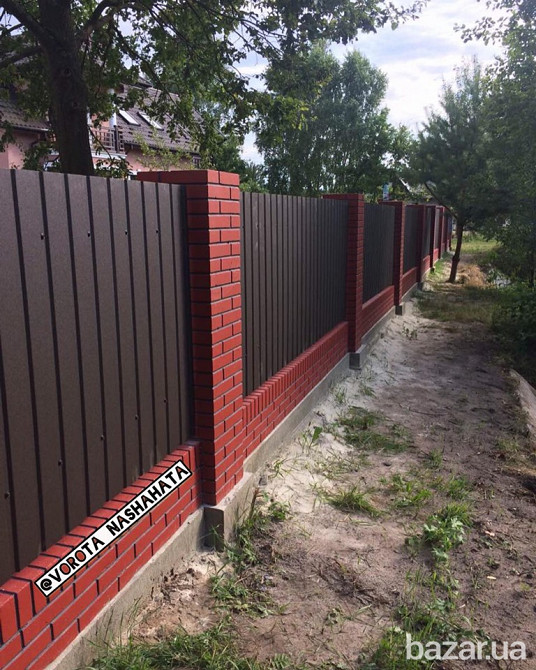 Паркан з профнастилу Ивано-Франковск - изображение 1