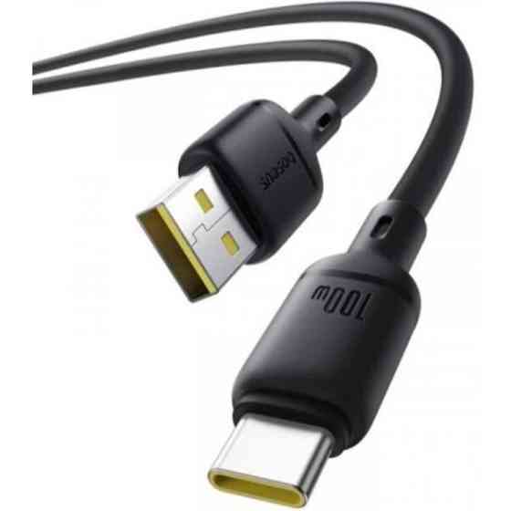Кабель Baseus Silky Series USB to Type-C 100W 2m Black (P10377703113-01) Харьков
