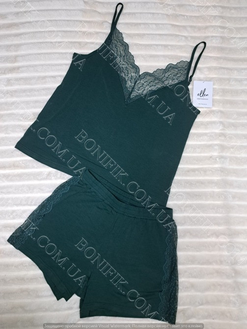 Женская пижама с кружевом "Emerald" (арт. LPM 4071/09/01) Кривий Ріг - зображення 4