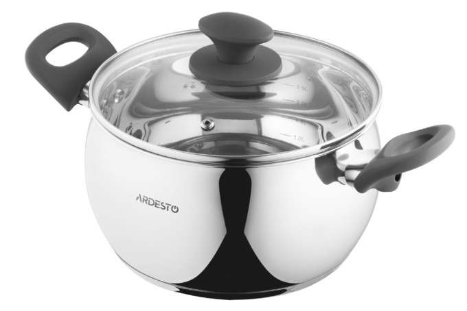 Каструля з кришкою Ardesto Gemini Viareggioo AR-4340-GA 20 см 4 л Київ - зображення 1