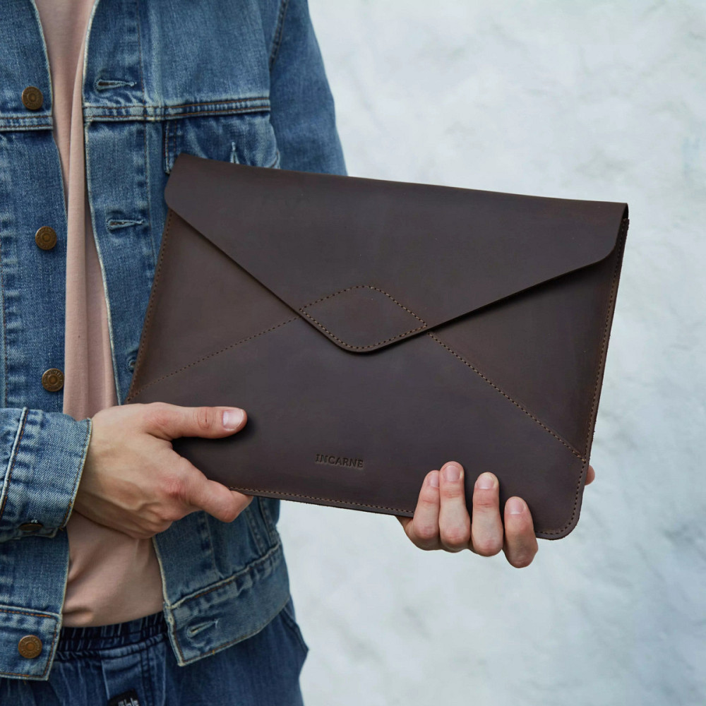 Чехол для ноутбука винтажный Incarne Message MacBook Air 15" 2023-2025 message-brown-vintage-air-15  Київ - зображення 2