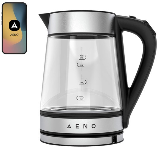 Электрочайник AENO AEK0001S 1.7 л серебристый Київ - зображення 1