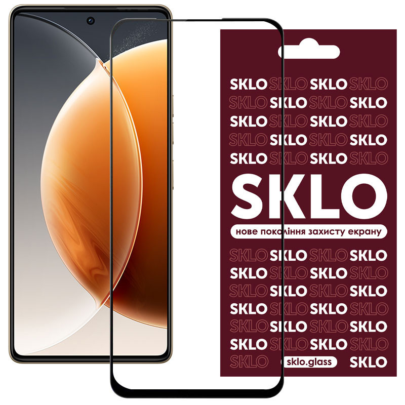 Защитное стекло SKLO 3D для TECNO Camon 30 (CL6) Херсон - изображение 1