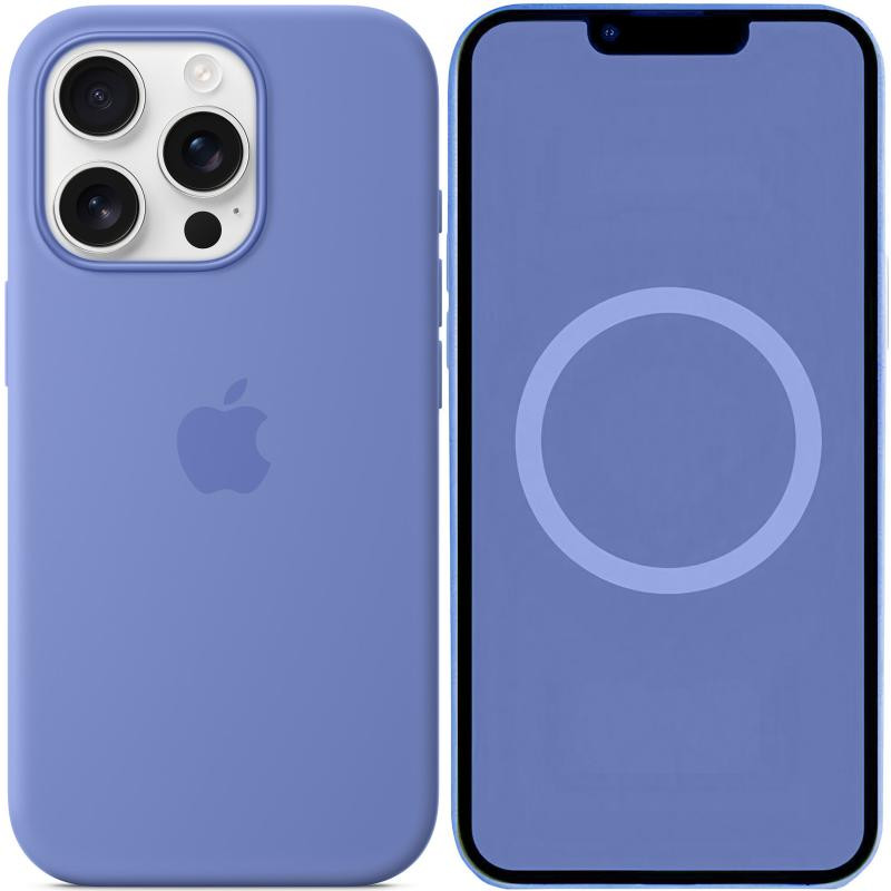 Чехол Silicone case (AAA) with Magsafe and Animation (button) для Apple iPhone 16 Pro Max (6.9") Херсон - зображення 3