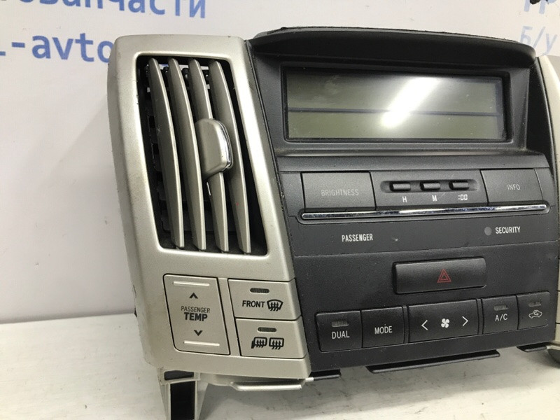 Блок управления климат-контролем Lexus RX 350 XU30 3.5 БЕНЗИН 2GRFE 2003 (б/у) Київ - зображення 2